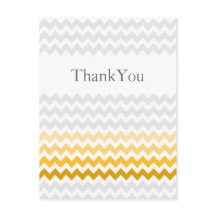 Mod chevron yellow e cinza Ombro Obrigado