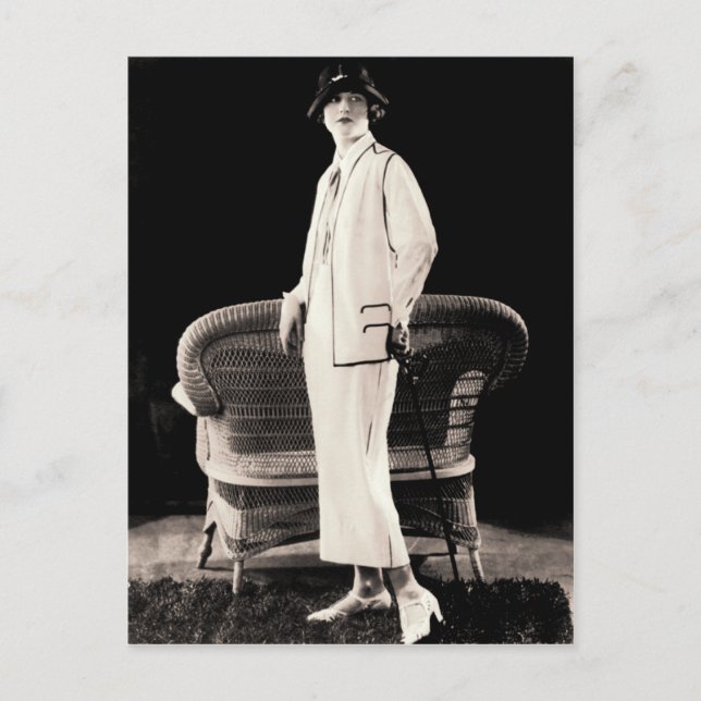 Cartão Postal Moda de 1920 (Frente)