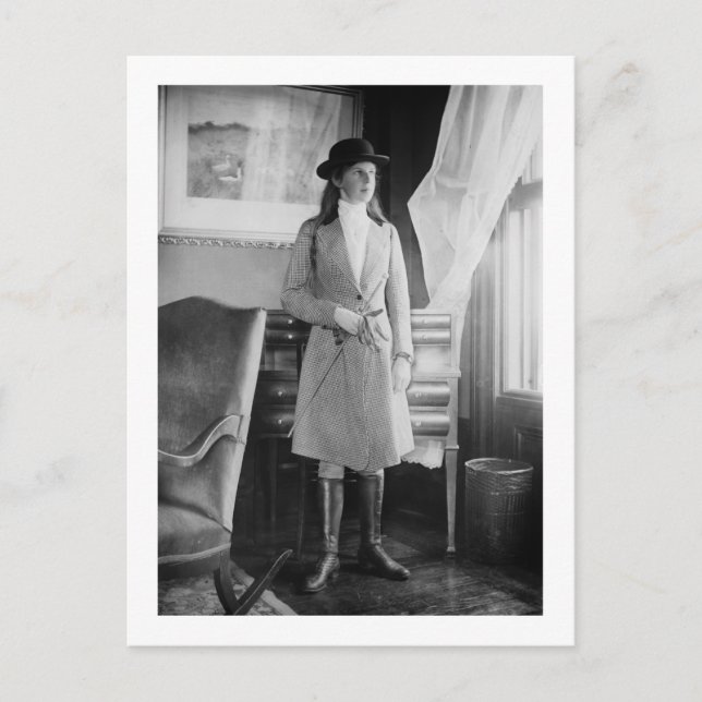 Cartão Postal Moda Equestre, 1915 (Frente)