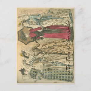 Cartão Postal Moda vitoriana