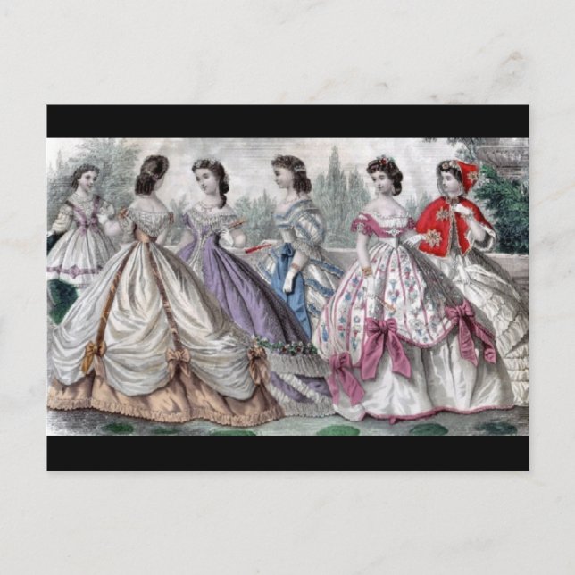 Cartão Postal Modas 1865 (Frente)