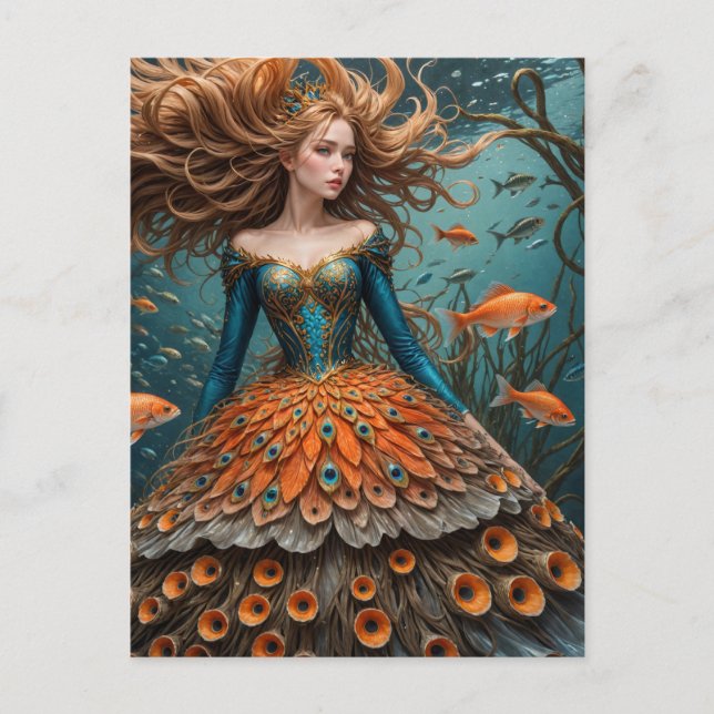 Cartão Postal Modas de Vestido de Peixe (Frente)