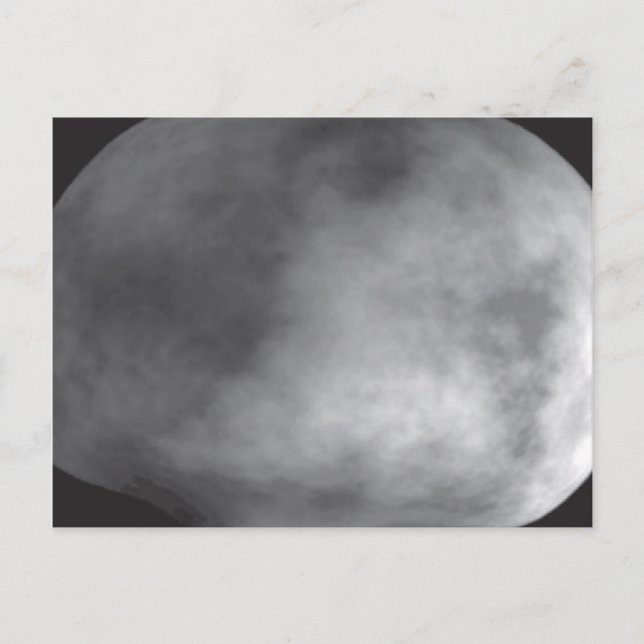 Cartão Postal Modelo Computacional do Asteroide Vesta (Frente)