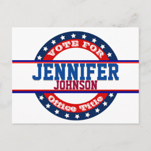 Cartão Postal Modelo da Campanha Personalizada