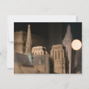 Cartão Postal Modelo da Catedral de Notre Dame, Paris