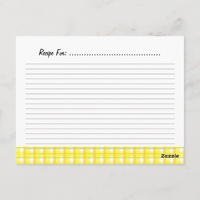 Cartão Postal Modelo da placa de recebimento de Xadrez amarela (Verso)