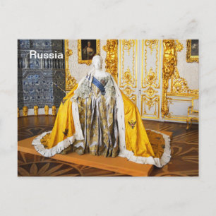 Cartão Postal Modelo da rainha russa