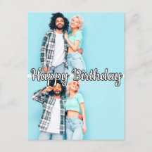 Modelo de aniversário personalizado moderno com 2 