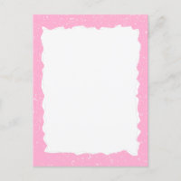 Modelo de Borda Personalizada de Papel Rosa Vintag