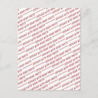 Cartão Postal Modelo de Foto 8x10 Específico do Tamanho