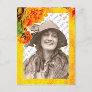 Cartão Postal modelo de foto de Bordas Tropicais