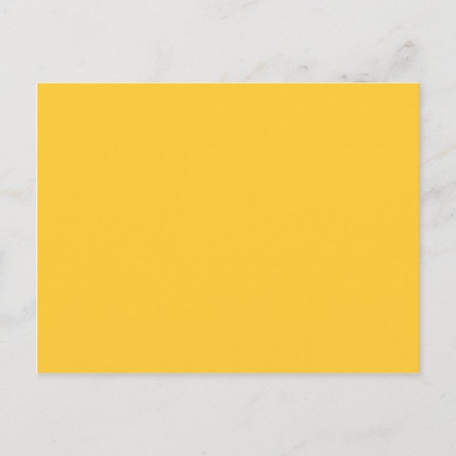 Cartão Postal Modelo de fundo amarelo sólido FFCC33 (Frente)