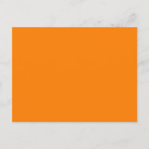 Cartão Postal modelo de fundo personalizado do DIY laranja brilh