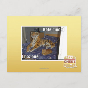 Cartão Postal Modelo de Papel, eu tenho um