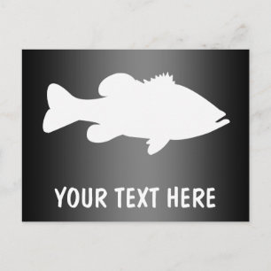 Cartão Postal Modelo de Pesca de Baixo-Algarismo