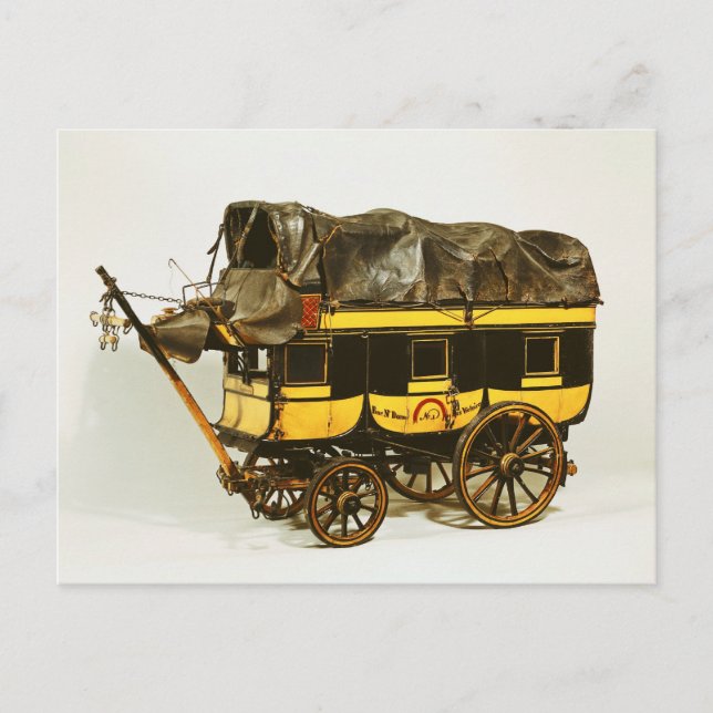 Cartão Postal Modelo de um ônibus de quarenta lugares (Frente)