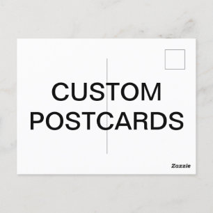 Cartão Postal Modelo de Vazio de Cartão-postal personalizado per