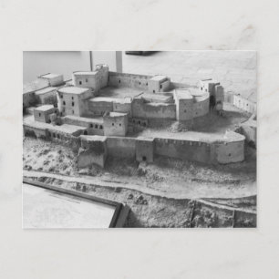 Cartão Postal Modelo do Krak des Chevaliers, modelo