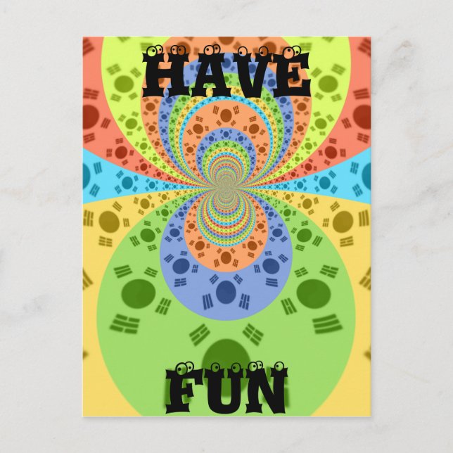 Cartão postal Modelo horizontal (Frente)