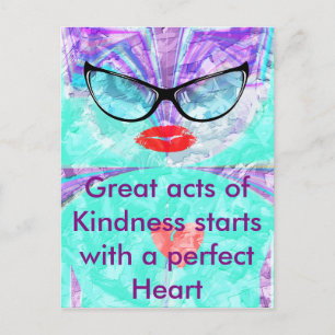 Cartão postal Modelo horizontal