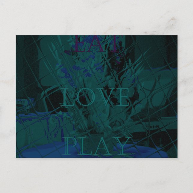 Cartão postal Modelo horizontal (Frente)