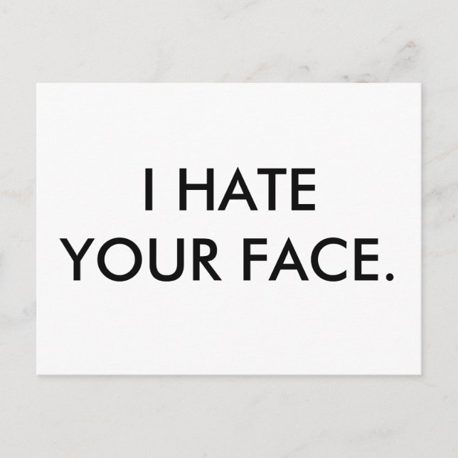 Cartão postal Modelo horizontal (Frente)