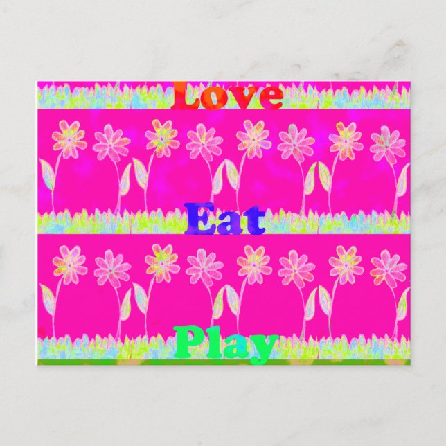 Cartão postal Modelo horizontal (Frente)