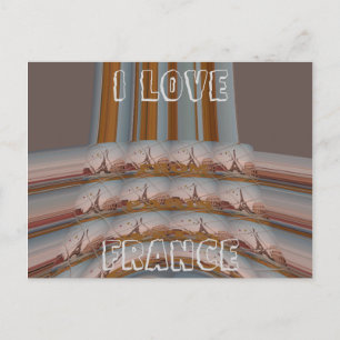 Cartão postal Modelo horizontal