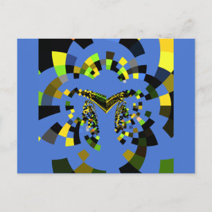 Cartão postal Modelo horizontal