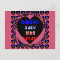 Cartão postal Modelo horizontal