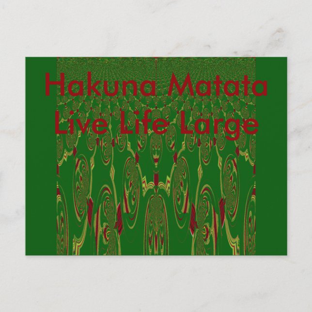 Cartão postal Modelo horizontal (Frente)