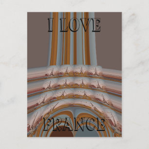 Cartão postal Modelo horizontal