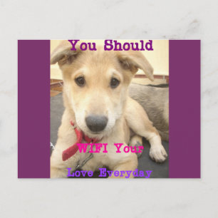 Cartão postal Modelo horizontal