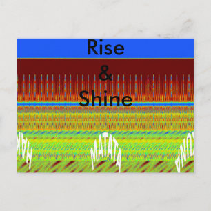 Cartão postal Modelo horizontal