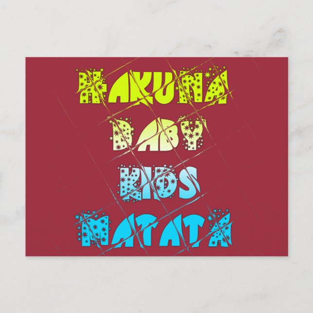 Cartão postal Modelo horizontal (Frente)