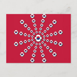 Cartão postal Modelo horizontal