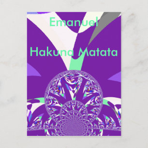 Cartão postal Modelo horizontal