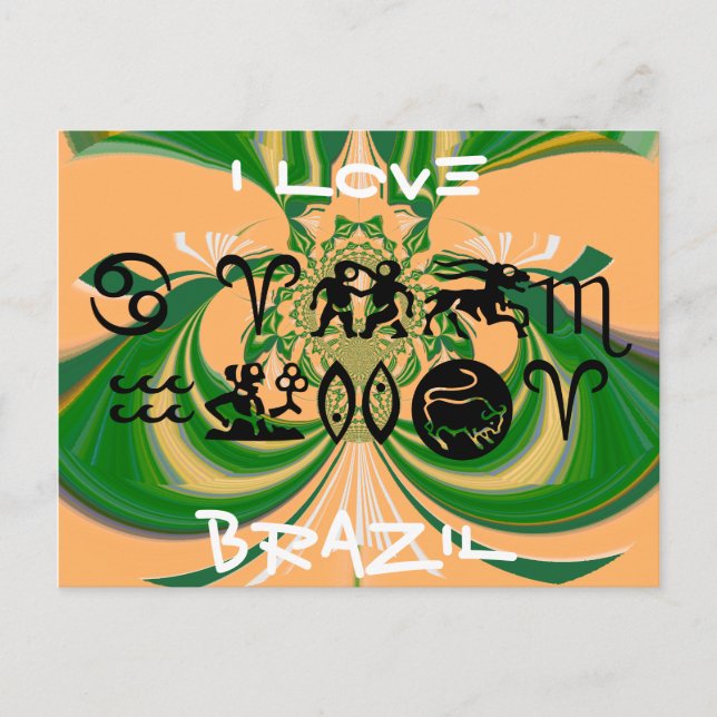 Cartão postal Modelo horizontal (Frente)