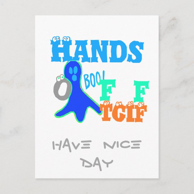 Cartão postal Modelo horizontal (Frente)