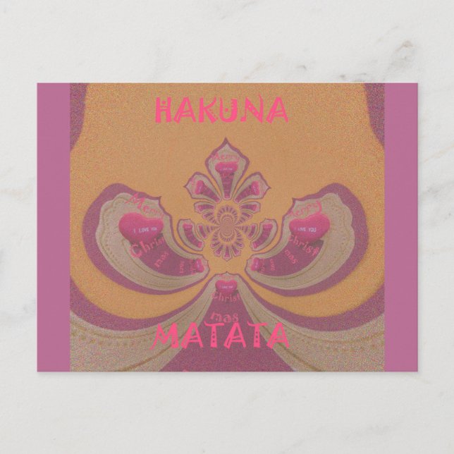 Cartão postal Modelo horizontal (Frente)