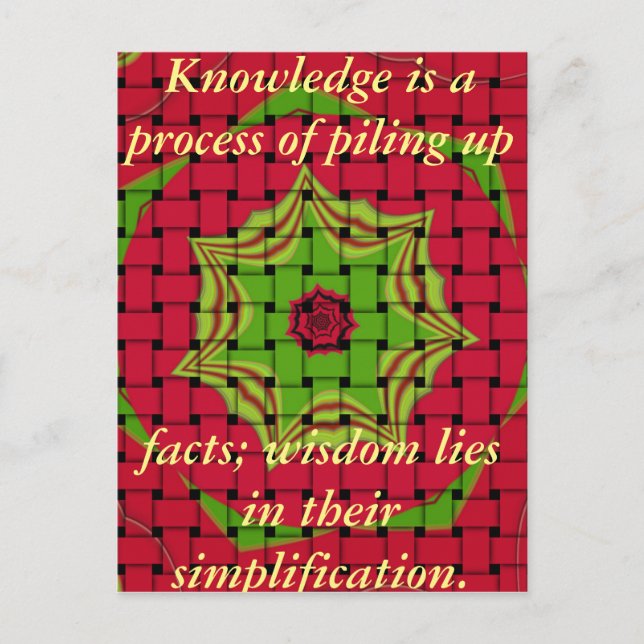 Cartão postal Modelo horizontal (Frente)