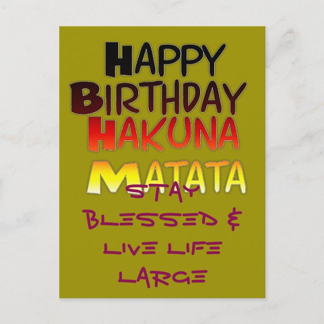 Cartão postal Modelo horizontal (Frente)