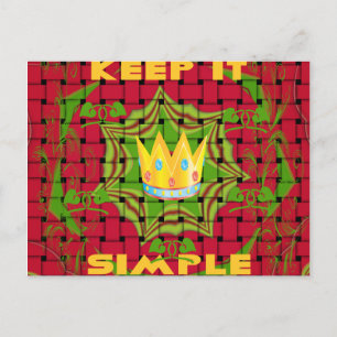 Cartão postal Modelo horizontal