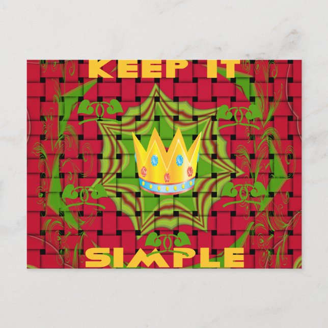 Cartão postal Modelo horizontal (Frente)