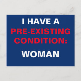 Cartão Postal Modelo I tem uma condição pré-existente TrumpCare