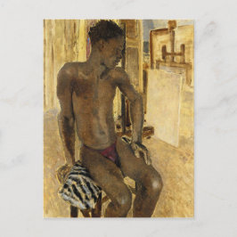 Cartão Postal Modelo no Studio por Philpot