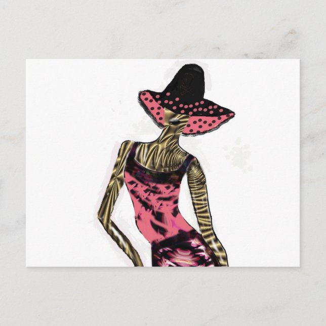 Cartão Postal "Modelo para passeio"* (Frente)