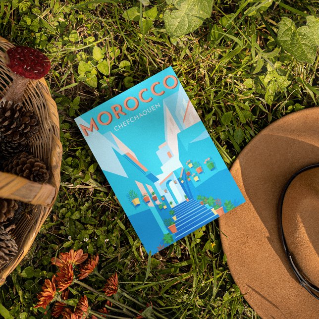 Cartão Postal Modern Chefchaouen Marrocos (Criador carregado)