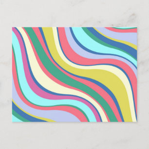 Cartão Postal Modern Eames Waves 2