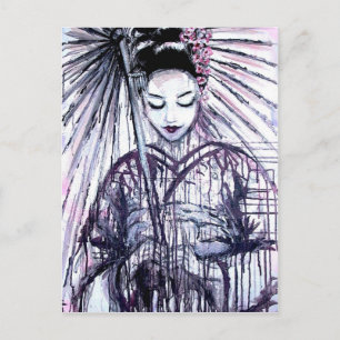 Cartão Postal Modern Geisha